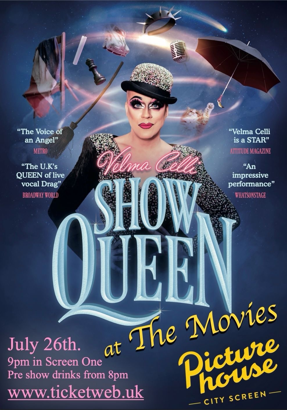 Drag diva Velma Celli to stage York premiere of Show Queen At The ...